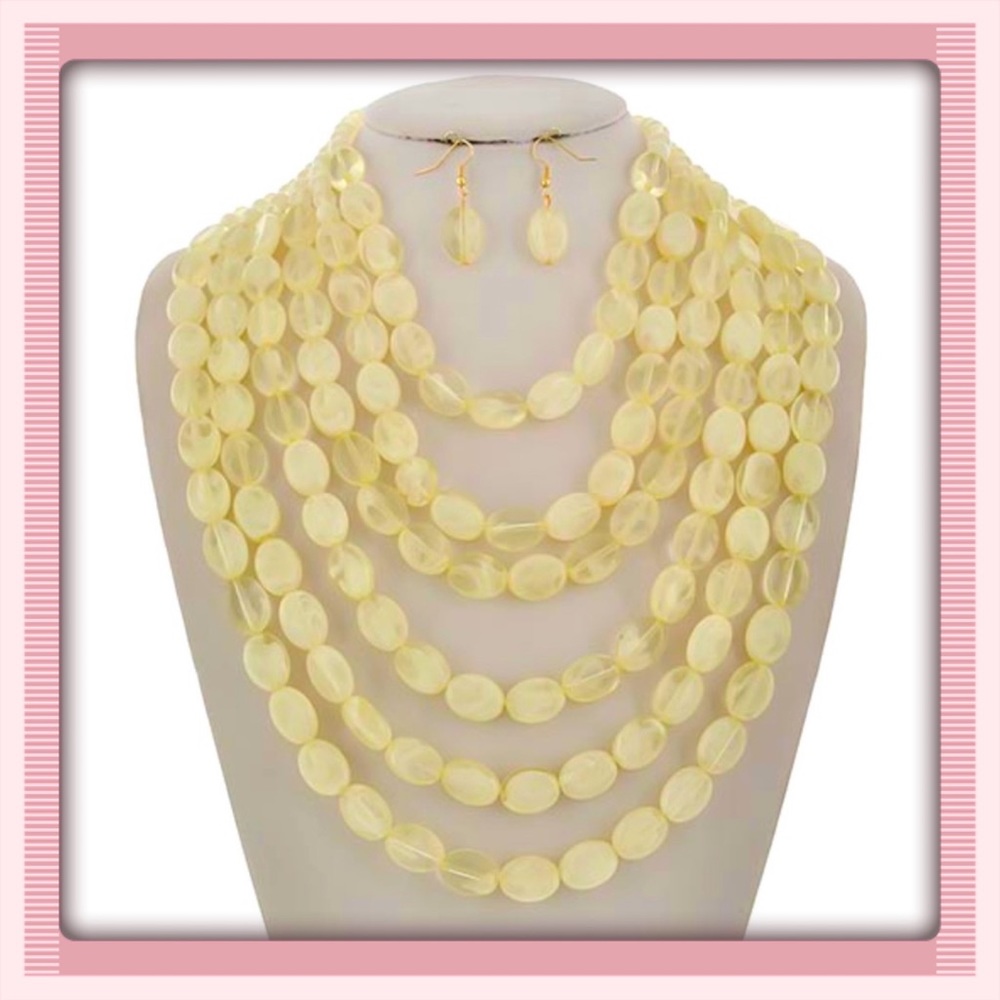 🪴Necklace Earrings Set